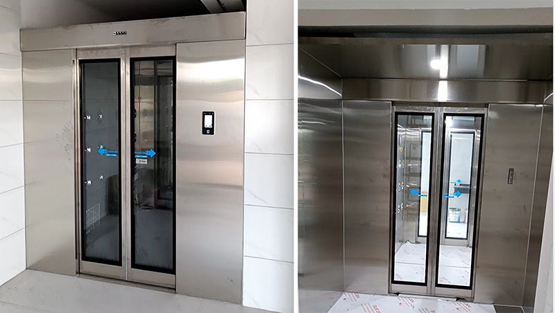 本公司炎廣西金桂紙業(yè)造紙車(chē)間人員通道風(fēng)淋室安裝完成